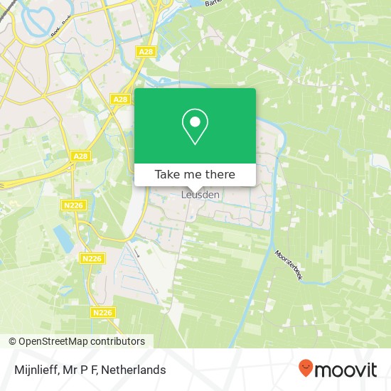 Mijnlieff, Mr P F map