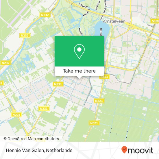 Hennie Van Galen map