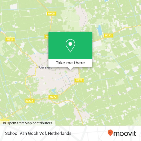 School Van Goch Vof map