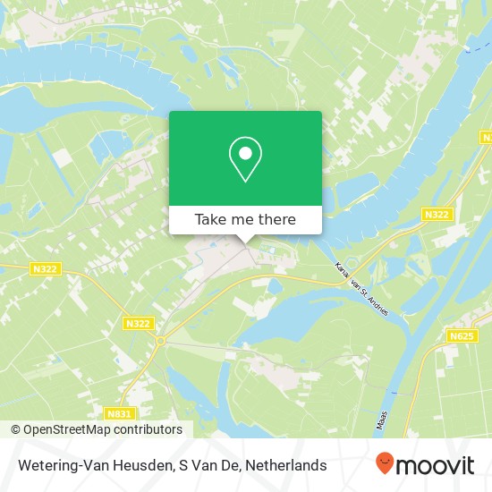 Wetering-Van Heusden, S Van De map