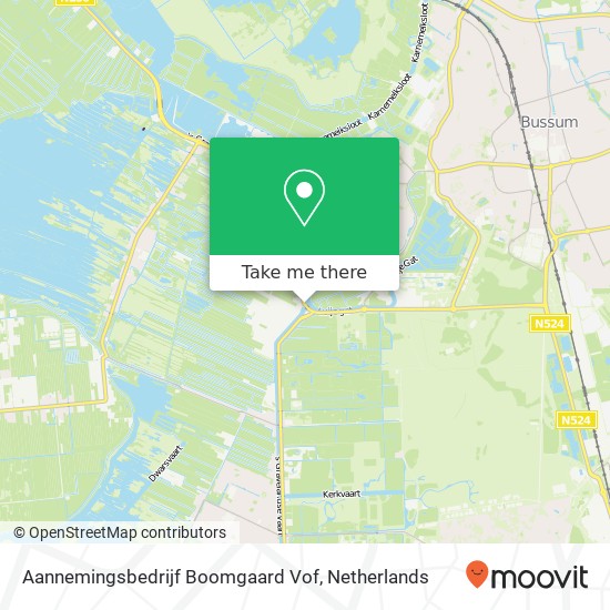 Aannemingsbedrijf Boomgaard Vof map