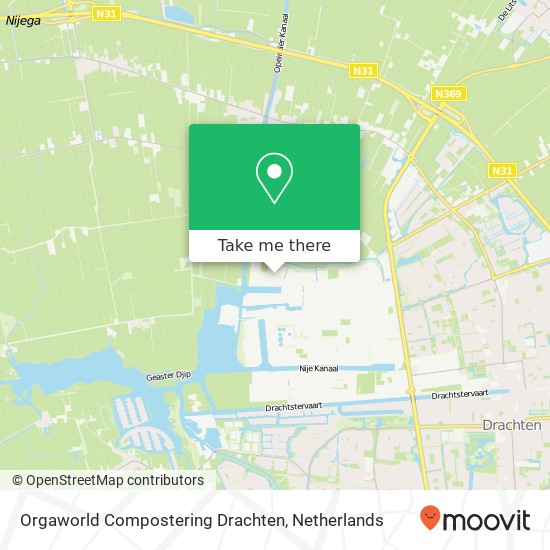Orgaworld Compostering Drachten map