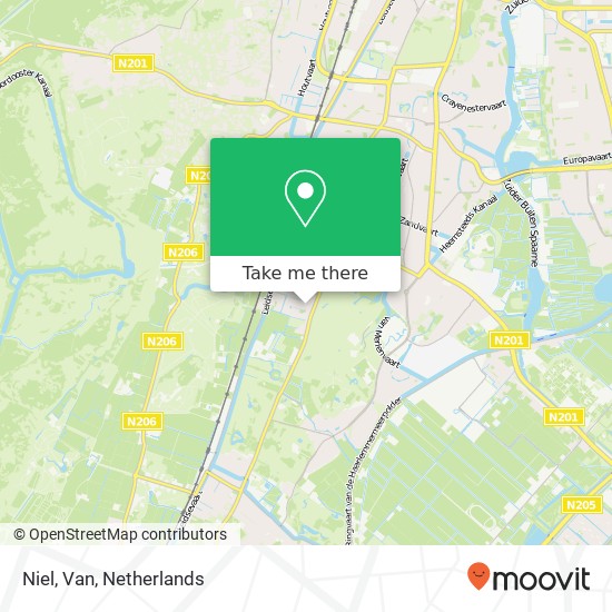 Niel, Van map