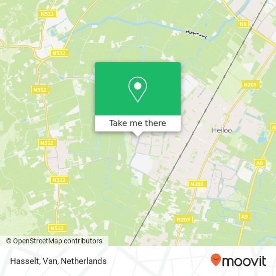 Hasselt, Van map