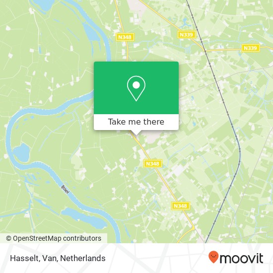 Hasselt, Van map