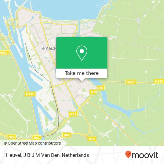 Heuvel, J B J M Van Den map