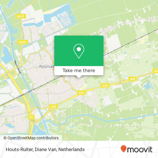 Houts-Ruiter, Diane Van map