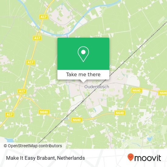 Make It Easy Brabant map