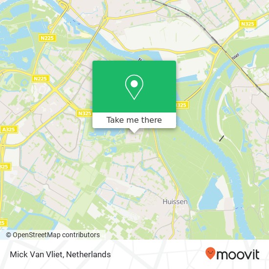 Mick Van Vliet map