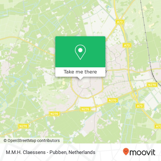 M.M.H. Claessens - Pubben map