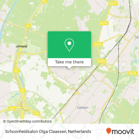 Schoonheidsalon Olga Claassen map