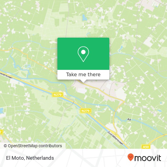 El Moto map