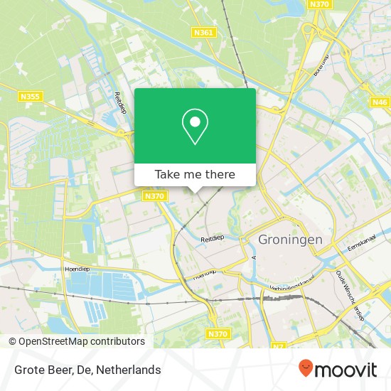 Grote Beer, De map