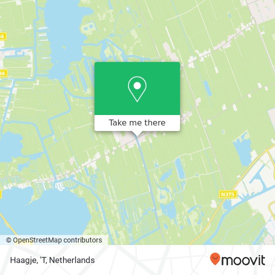 Haagje, 'T map
