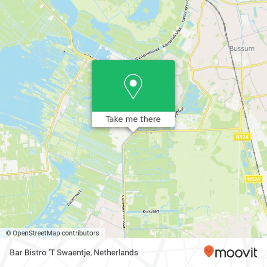 Bar Bistro 'T Swaentje map