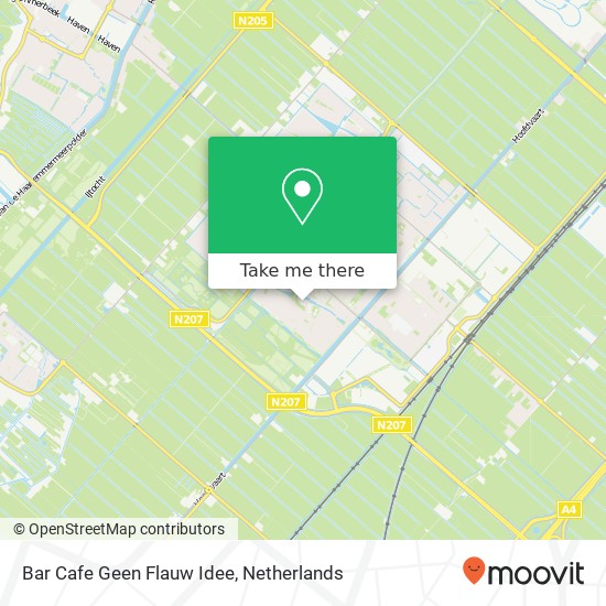 Bar Cafe Geen Flauw Idee map