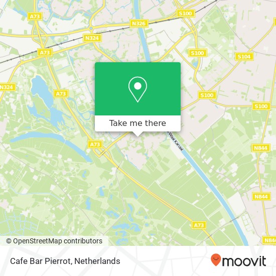 Cafe Bar Pierrot map