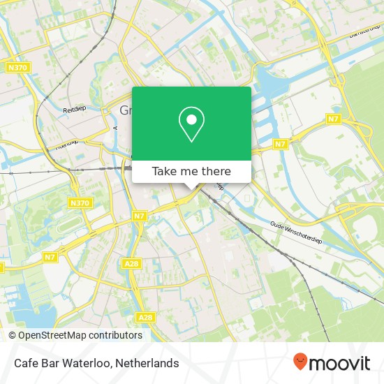 Cafe Bar Waterloo map