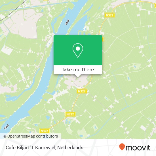 Cafe Biljart 'T Karrewiel map