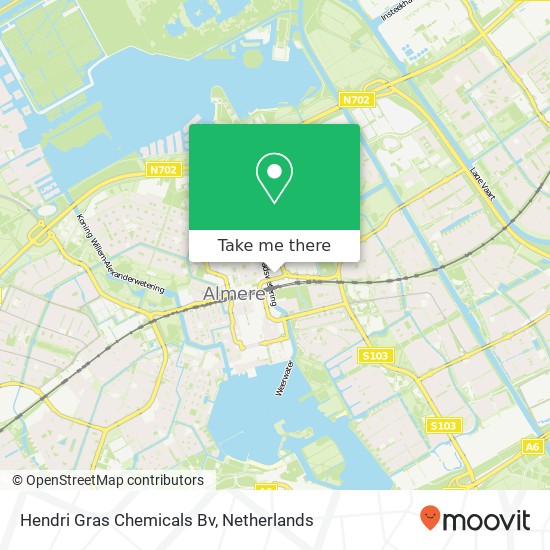 Hendri Gras Chemicals Bv map