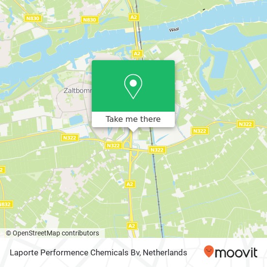 Laporte Performence Chemicals Bv map