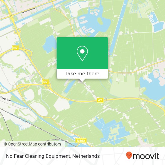 No Fear Cleaning Equipment map