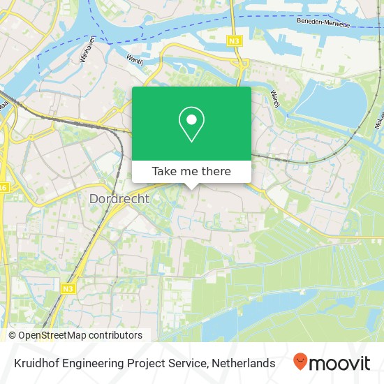 Kruidhof Engineering Project Service map