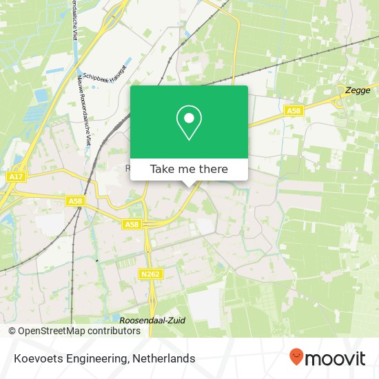 Koevoets Engineering Karte