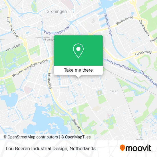 Lou Beeren Industrial Design map