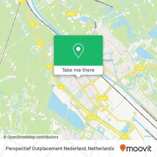 Perspectief Outplacement Nederland map