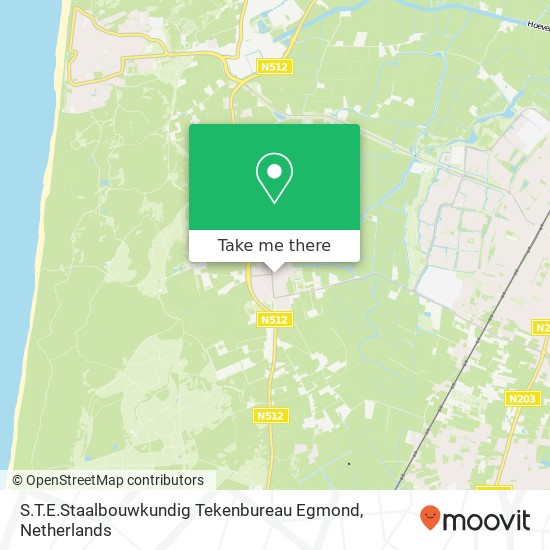 S.T.E.Staalbouwkundig Tekenbureau Egmond map