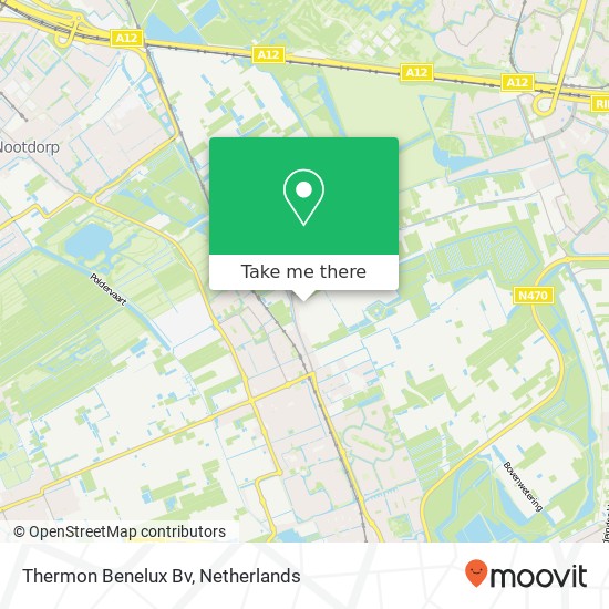 Thermon Benelux Bv map