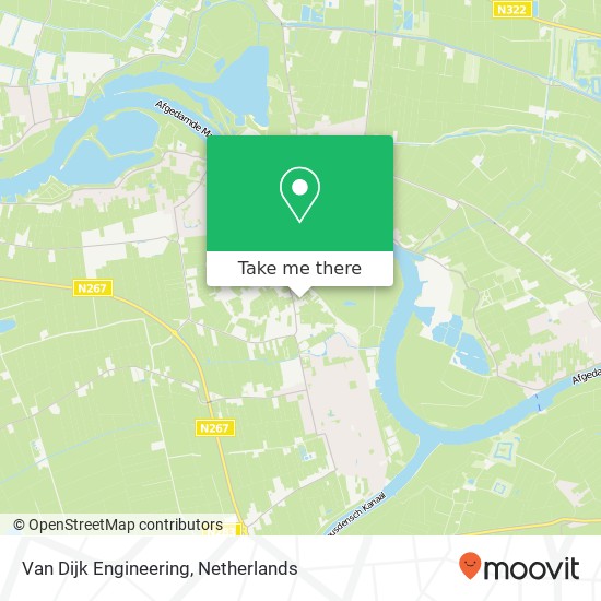 Van Dijk Engineering map