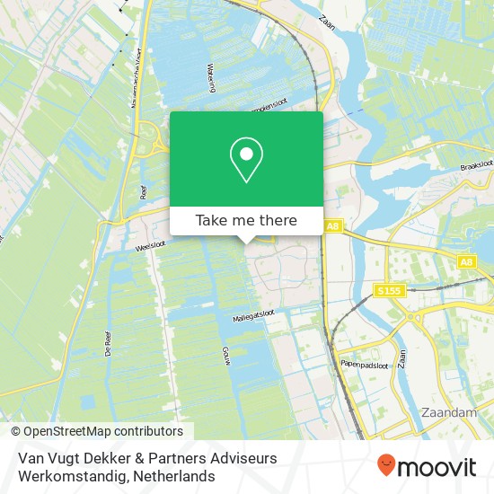 Van Vugt Dekker & Partners Adviseurs Werkomstandig map