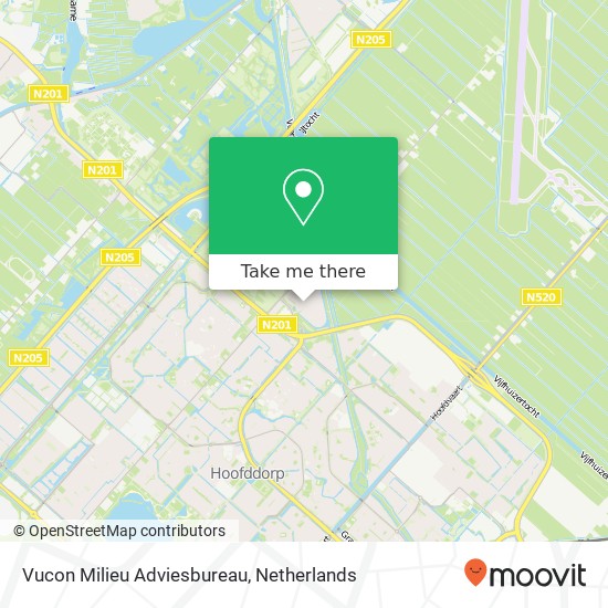 Vucon Milieu Adviesbureau map