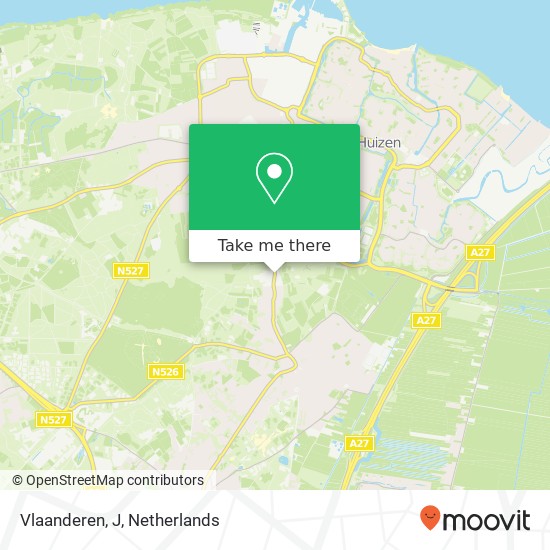 Vlaanderen, J map