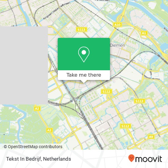 Tekst In Bedrijf map