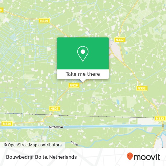 Bouwbedrijf Bolte map