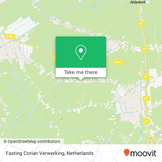 Fasting Corian Verwerking map