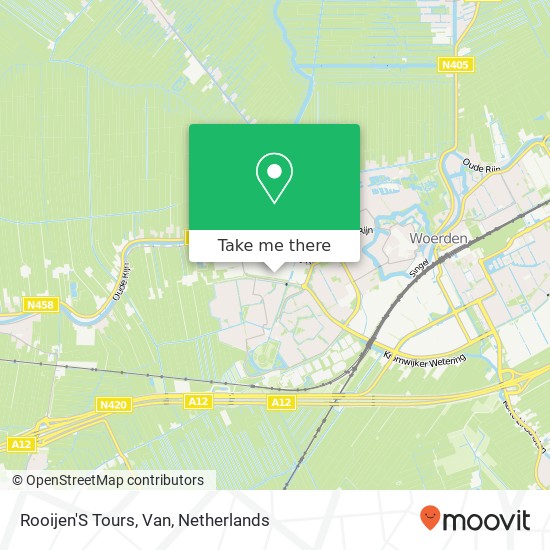 Rooijen'S Tours, Van map