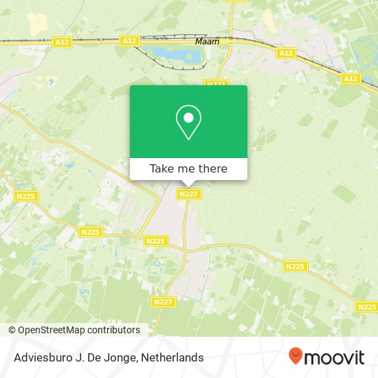 Adviesburo J. De Jonge map