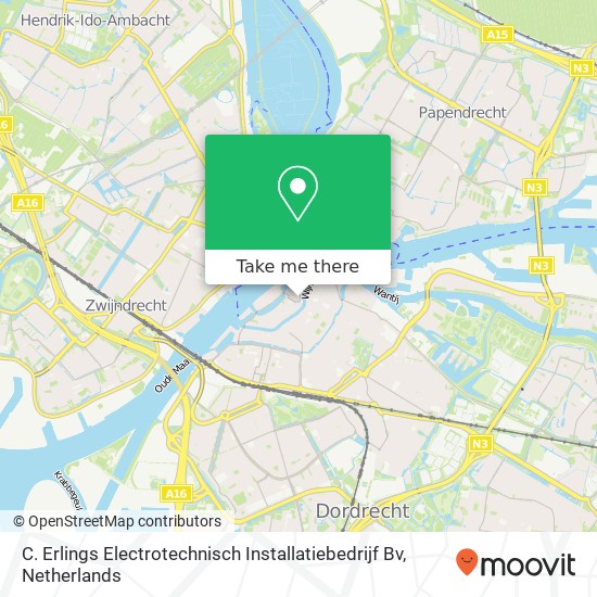 C. Erlings Electrotechnisch Installatiebedrijf Bv Karte