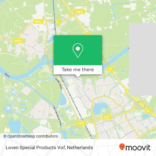 Loven Special Products Vof map
