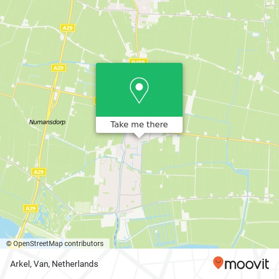 Arkel, Van map