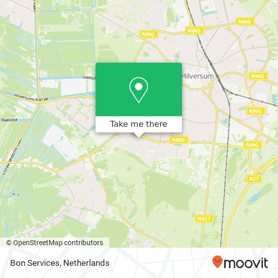 Bon Services map