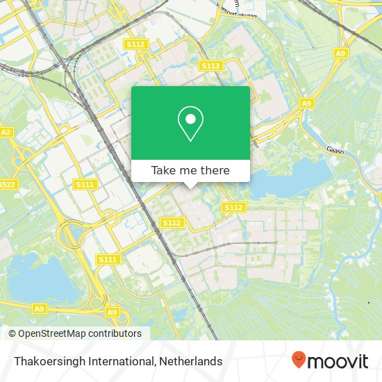 Thakoersingh International map