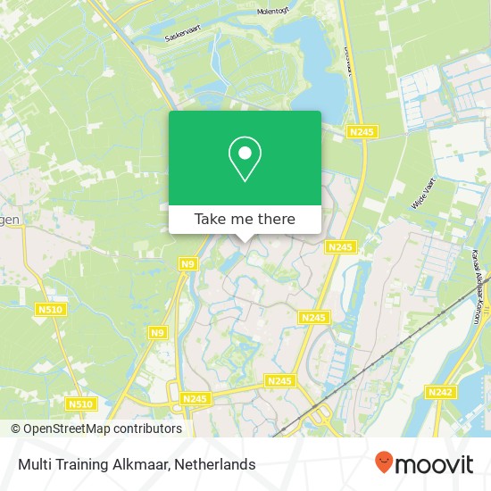 Multi Training Alkmaar Karte