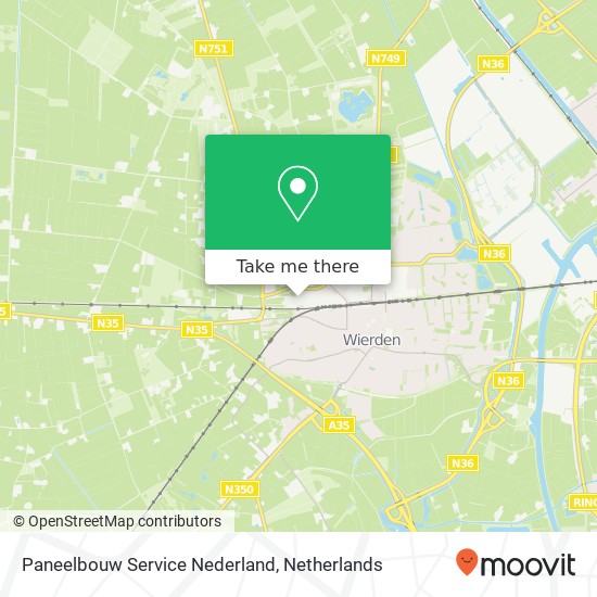 Paneelbouw Service Nederland map