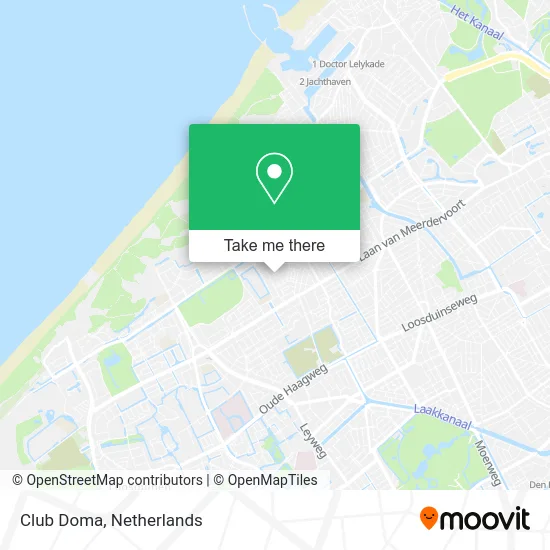 Club Doma map