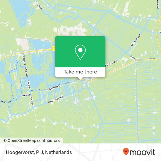 Hoogervorst, P J map